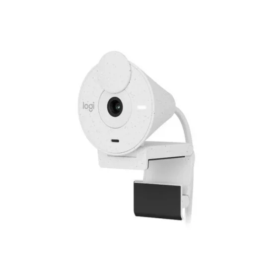 Logitech Brio 300 1080P Usb-C Webcam With Privacy Shutter - Off White